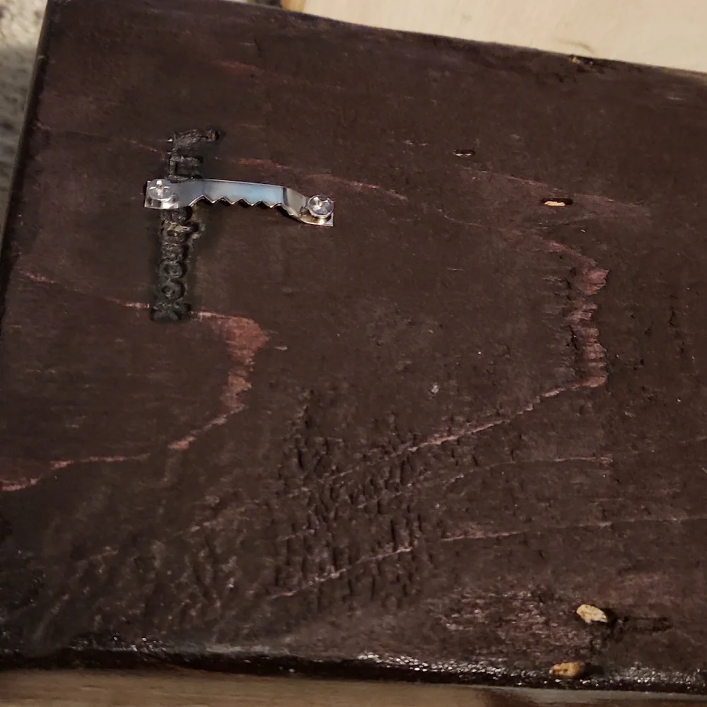 Linebrook Furniture Rescues Fish Coat Hook on Hickory Wood NEW